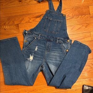 No Boundaries Blue Denim Jumpsuit